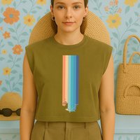 Vintage Hitchhiker Retro Hitchhikers Guide To The Galaxy Garment-Dyed Women's Muscle Tee