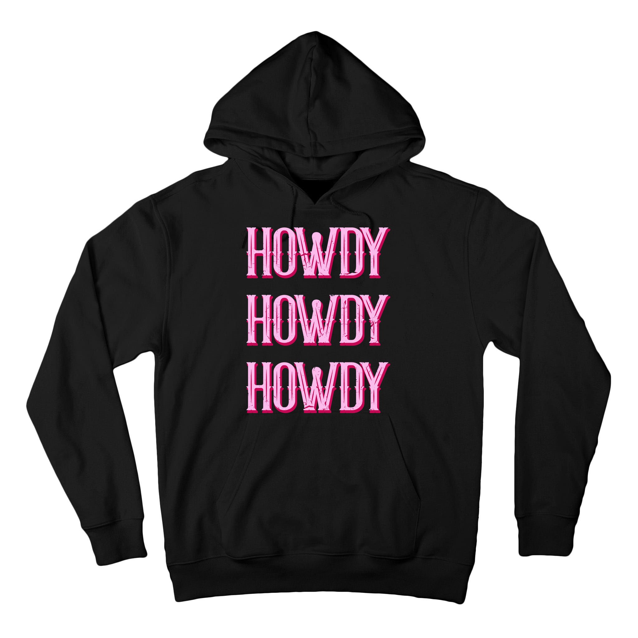 Vintage Howdy Rodeo Western Country Southern Cowgirl Tall Hoodie