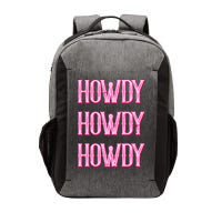 Vintage Howdy Rodeo Western Country Southern Cowgirl Vector Backpack