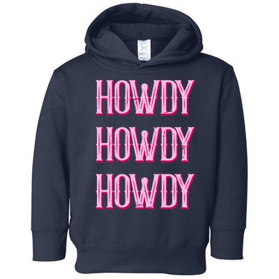 Vintage Howdy Rodeo Western Country Southern Cowgirl Toddler Hoodie