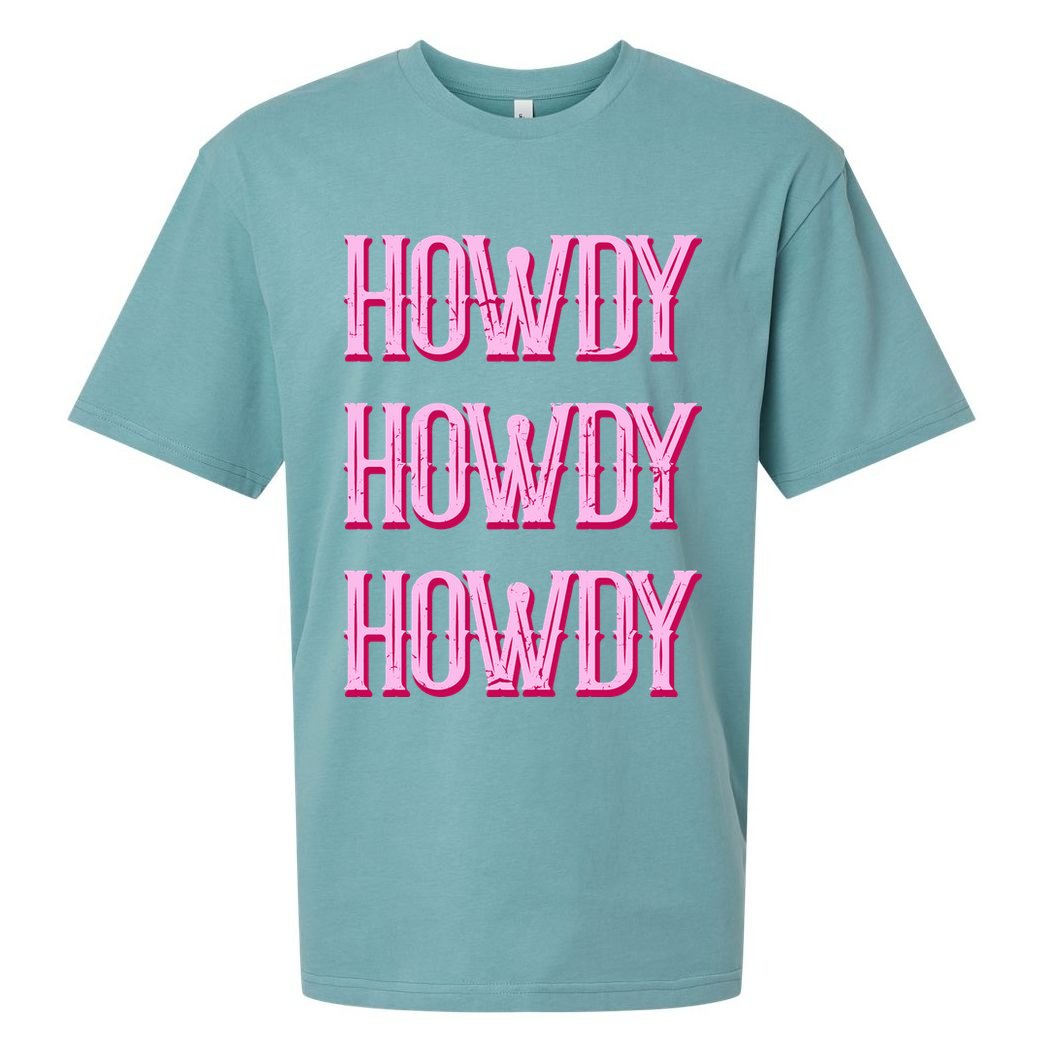 Vintage Howdy Rodeo Western Country Southern Cowgirl Sueded Cloud Jersey T-Shirt