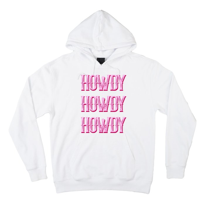 Vintage Howdy Rodeo Western Country Southern Cowgirl Hoodie