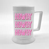 Vintage Howdy Rodeo Western Country Southern Cowgirl Beer Stein