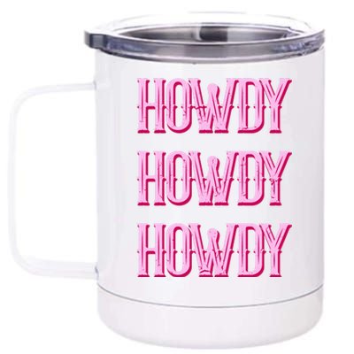 Vintage Howdy Rodeo Western Country Southern Cowgirl 12 oz Stainless Steel Tumbler Cup