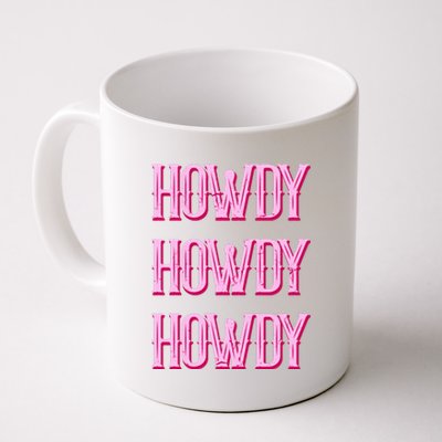 Vintage Howdy Rodeo Western Country Southern Cowgirl Coffee Mug