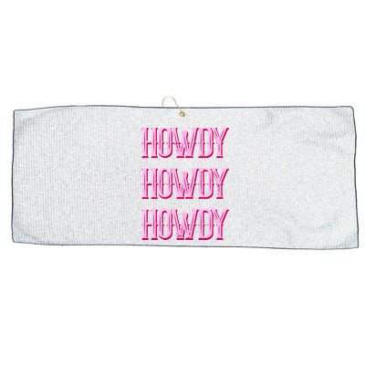 Vintage Howdy Rodeo Western Country Southern Cowgirl Large Microfiber Waffle Golf Towel