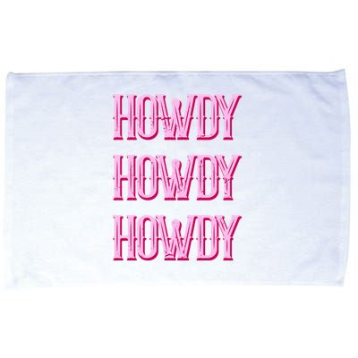 Vintage Howdy Rodeo Western Country Southern Cowgirl Microfiber Hand Towel