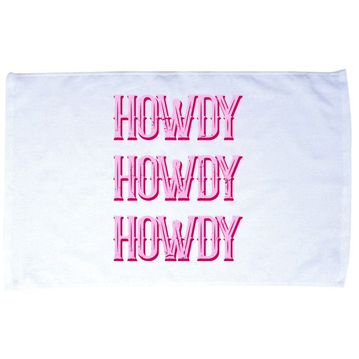 Vintage Howdy Rodeo Western Country Southern Cowgirl Microfiber Hand Towel