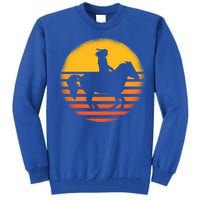 Vintage Horse Riding Equestrian Gift Tall Sweatshirt