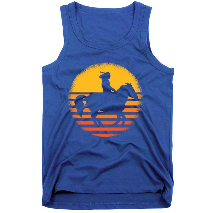 Vintage Horse Riding Equestrian Gift Tank Top