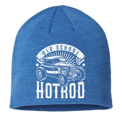 Vintage Hot Rod Old School Retro Speed And Power Gift Sustainable Beanie