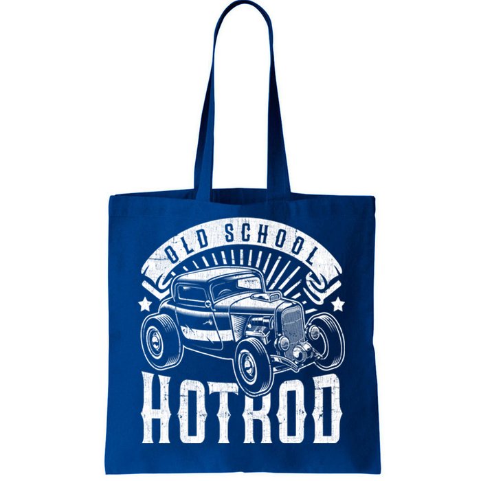 Vintage Hot Rod Old School Retro Speed And Power Gift Tote Bag