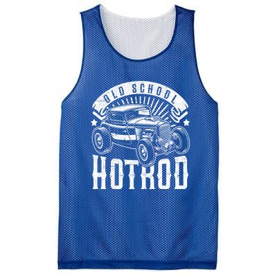 Vintage Hot Rod Old School Retro Speed And Power Gift Mesh Reversible Basketball Jersey Tank