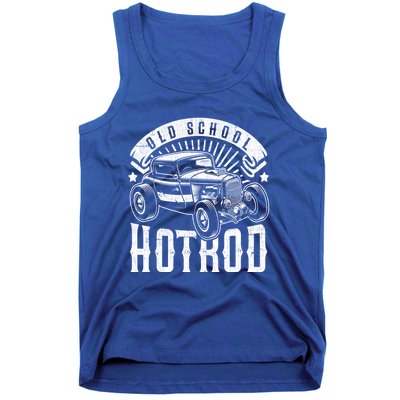 Vintage Hot Rod Old School Retro Speed And Power Gift Tank Top