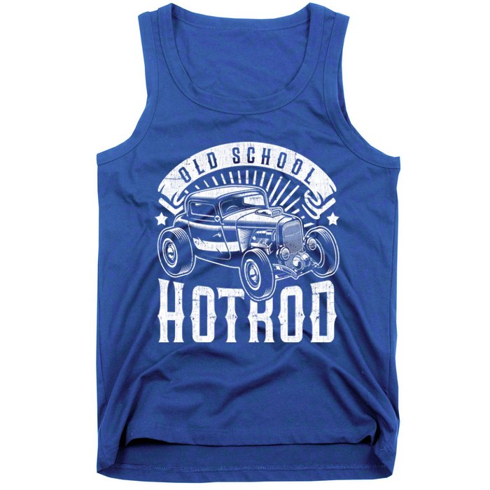 Vintage Hot Rod Old School Retro Speed And Power Gift Tank Top