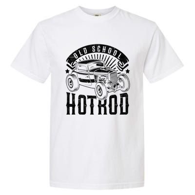 Vintage Hot Rod Old School Retro Speed And Power Gift Garment-Dyed Heavyweight T-Shirt