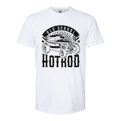 Vintage Hot Rod Old School Retro Speed And Power Gift Softstyle CVC T-Shirt