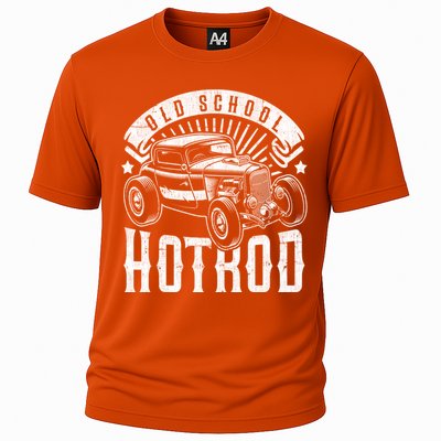 Vintage Hot Rod Old School Retro Speed And Power Great Gift Cooling Performance Crew T-Shirt