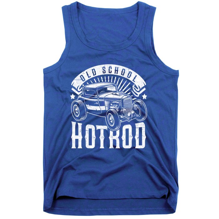 Vintage Hot Rod Old School Retro Speed And Power Great Gift Tank Top