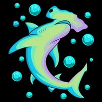 Vintage Hammerhead Shark Cooling Performance Crew T-Shirt