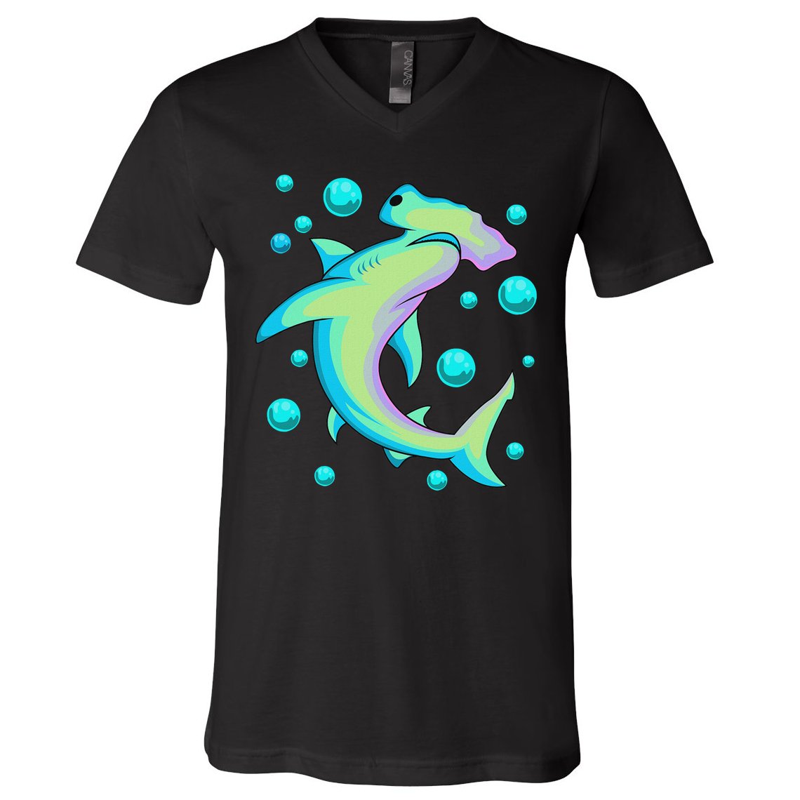 Vintage Hammerhead Shark V-Neck T-Shirt