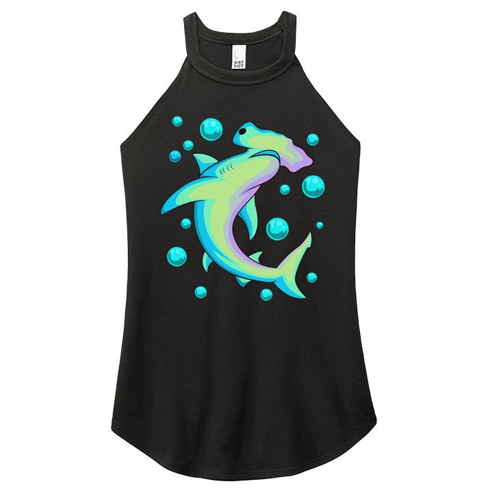 Vintage Hammerhead Shark Women's Perfect Tri Rocker Tank