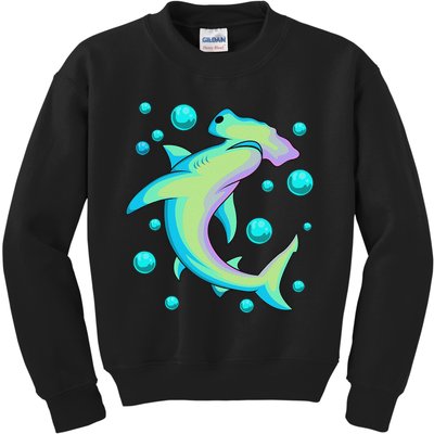 Vintage Hammerhead Shark Kids Sweatshirt