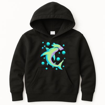Vintage Hammerhead Shark Kids Hoodie
