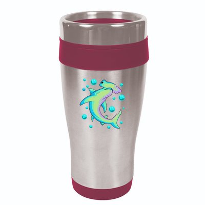 Vintage Hammerhead Shark 16oz Travel Tumbler