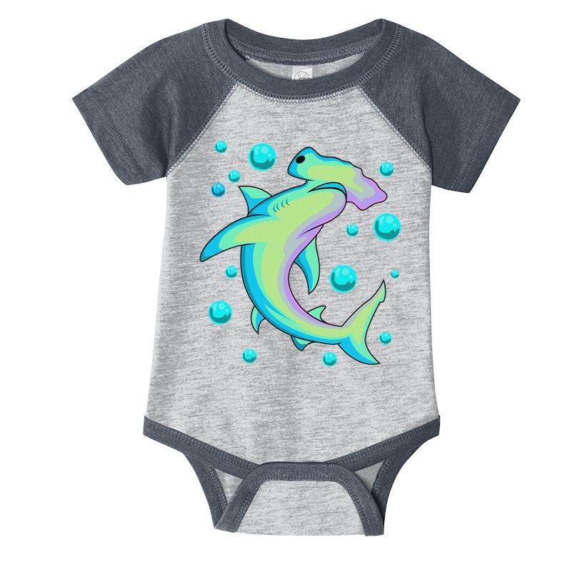 Vintage Hammerhead Shark Infant Baby Jersey Bodysuit