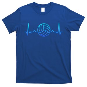 Volleyball Heartbeat Sports Gift Mom Dad Meaningful Gift T-Shirt