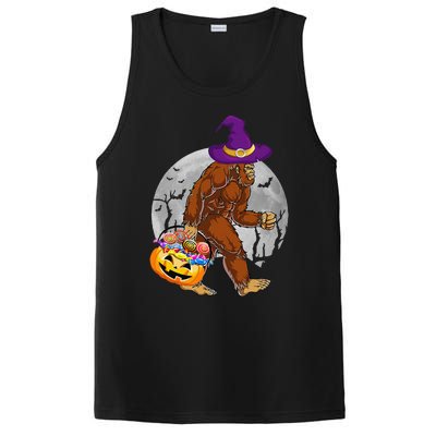 Vintage Halloween Scary Bigfoot Witch Hat Moon Witchy Gift PosiCharge Competitor Tank