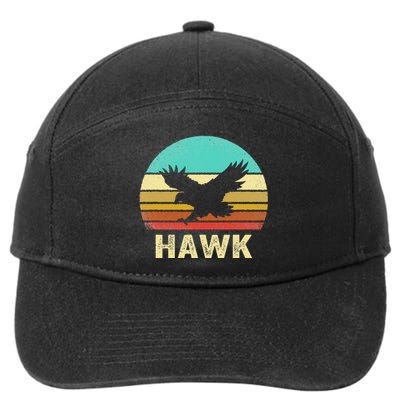 Vintage Hawk Sunset 7-Panel Snapback Hat