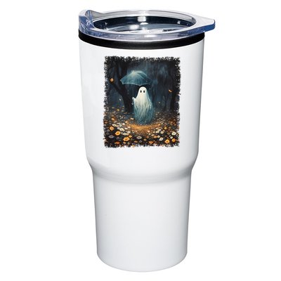 Vintage Halloween Spooky Ghost In The Forest Umbrella Gothic Tumbler