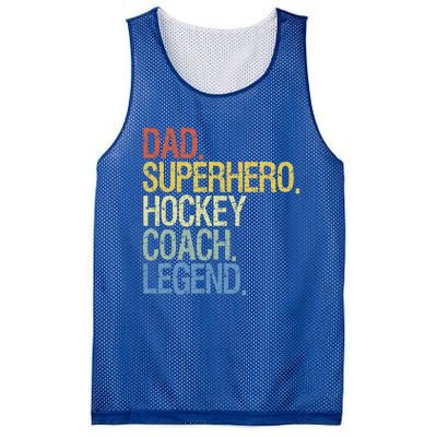 Vintage Hockey Saying Coach Ice Hockey Player Mesh Reversible Basketball Jersey Tank