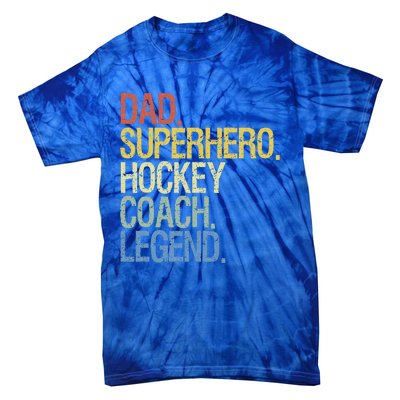 Vintage Hockey Saying Coach Ice Hockey Player Tie-Dye T-Shirt