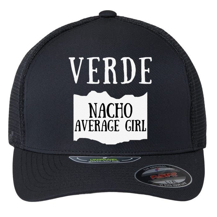 Verde Hot Sauce Packet Group Costume Gift Flexfit Unipanel Trucker Cap