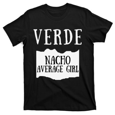 Verde Hot Sauce Packet Group Costume Gift T-Shirt