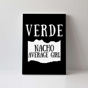 Verde Hot Sauce Packet Group Costume Gift Canvas