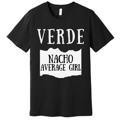 Verde Hot Sauce Packet Group Costume Gift Premium T-Shirt