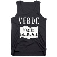 Verde Hot Sauce Packet Group Costume Gift Tank Top