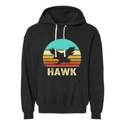 Vintage Hawk Sunset Garment-Dyed Fleece Hoodie