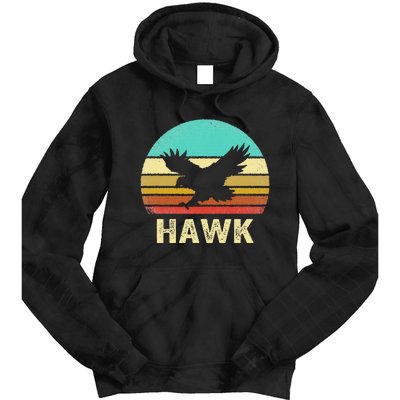 Vintage Hawk Sunset Tie Dye Hoodie