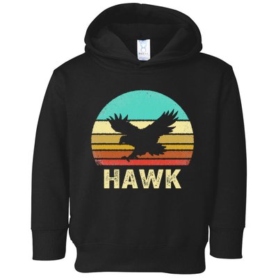 Vintage Hawk Sunset Toddler Hoodie