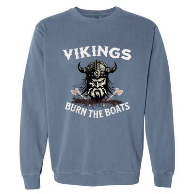 Vikings High School College Sports Motivation Garment-Dyed Sweatshirt