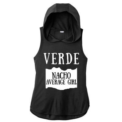 Verde Hot Sauce Packet Group Costume Ladies PosiCharge Tri-Blend Wicking Draft Hoodie Tank