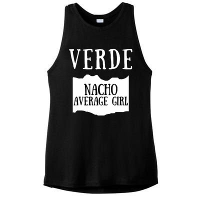 Verde Hot Sauce Packet Group Costume Ladies PosiCharge Tri-Blend Wicking Tank