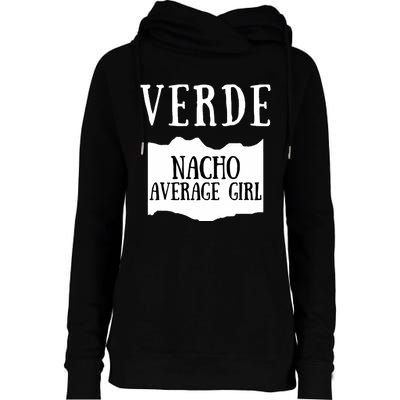 Verde Hot Sauce Packet Group Costume Womens Funnel Neck Pullover Hood