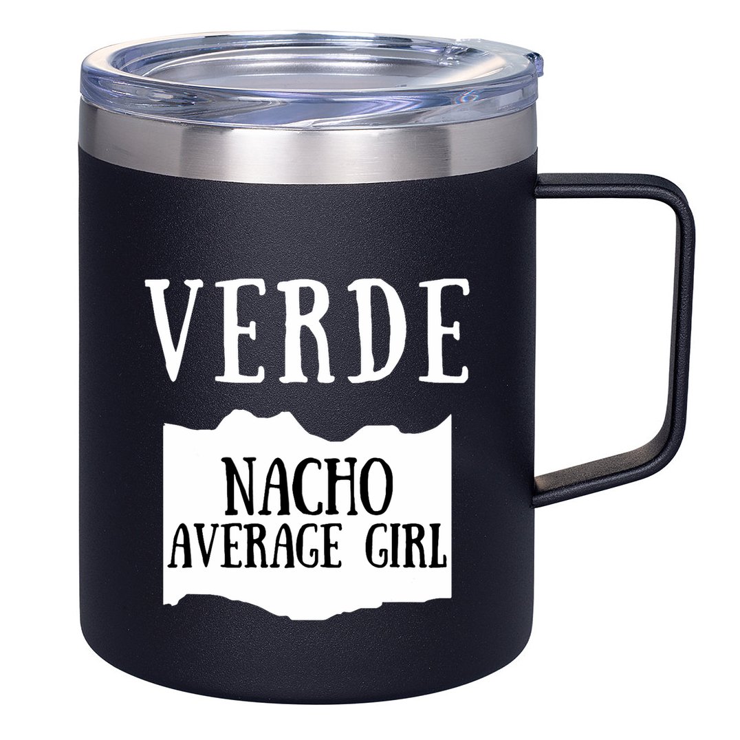 Verde Hot Sauce Packet Group Costume 12oz Stainless Steel Coffee Mug