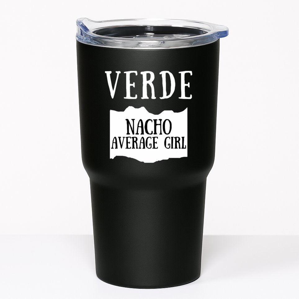 Verde Hot Sauce Packet Group Costume Tumbler
